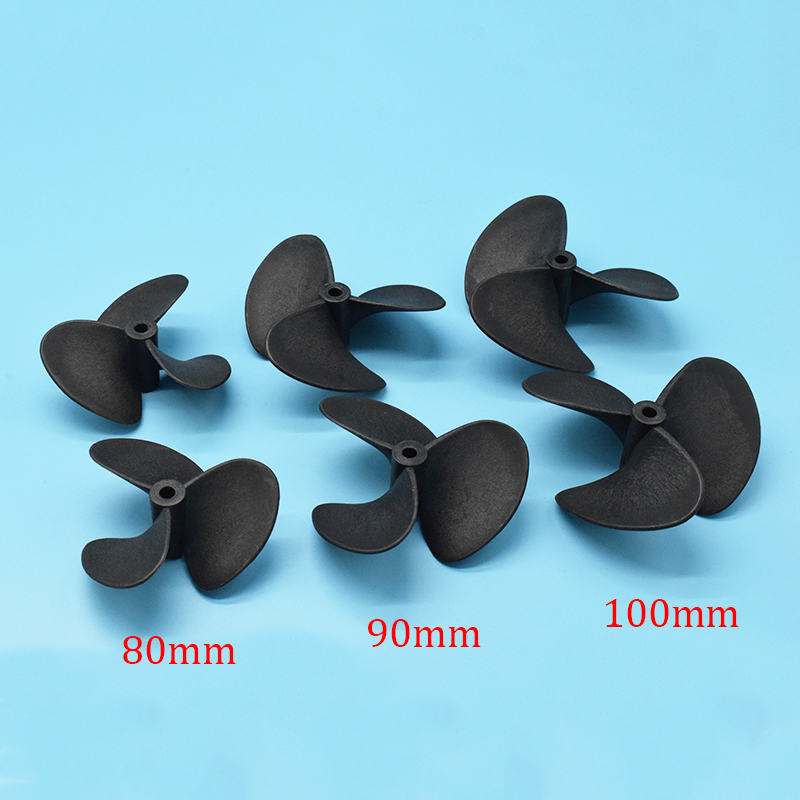 Fishing Boat Trolling Motor - Rc Boot 3 Klingen Propeller 80mm