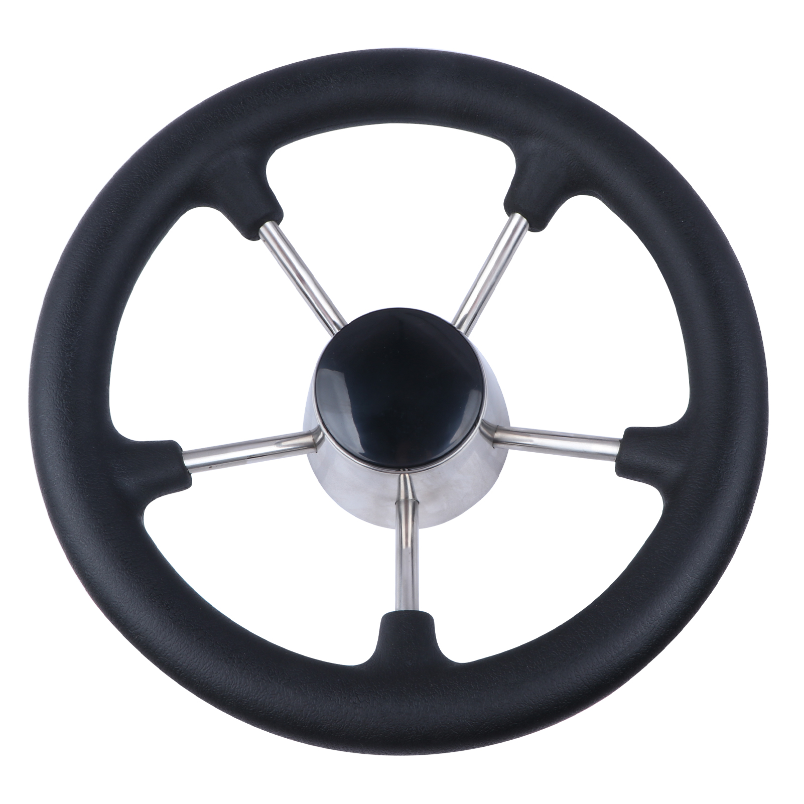 Fishing Boat Steering Wheel - Bootszubehör Marine 11-Zoll-Zerstörer-Lenkrad aus Edelstahl mit