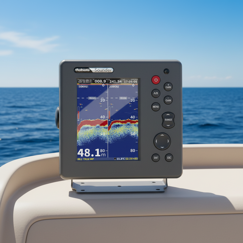 Fishing Boat Depth Finder - Marinelite Bootszubehör Marine-Fischfinder und Tiefenmesser Angelelektronik