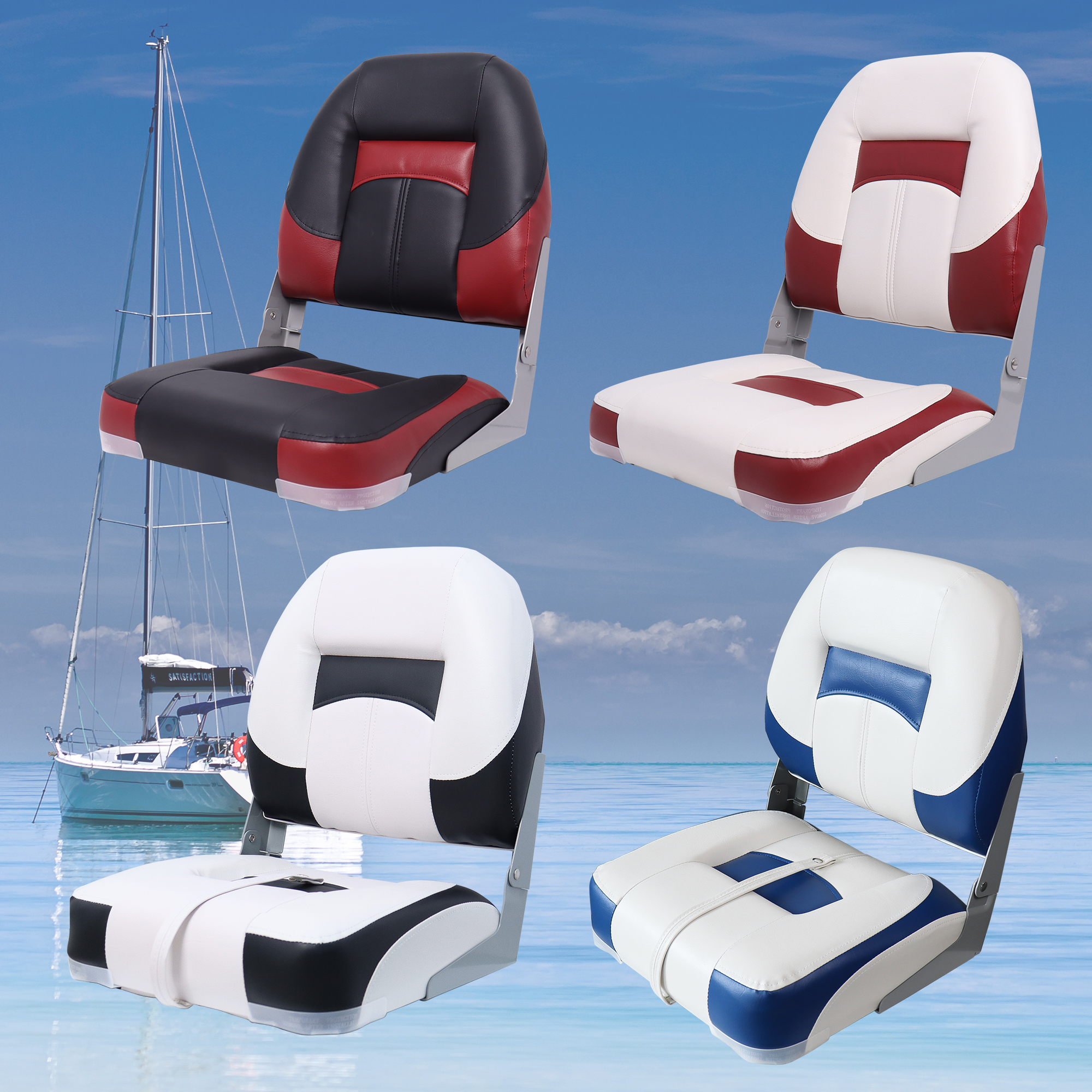 Fishing Boat Steering Wheel - Klappbare Barsch-Bootssitze, klassischer Bootssitz, andere Marine-Zubehör,