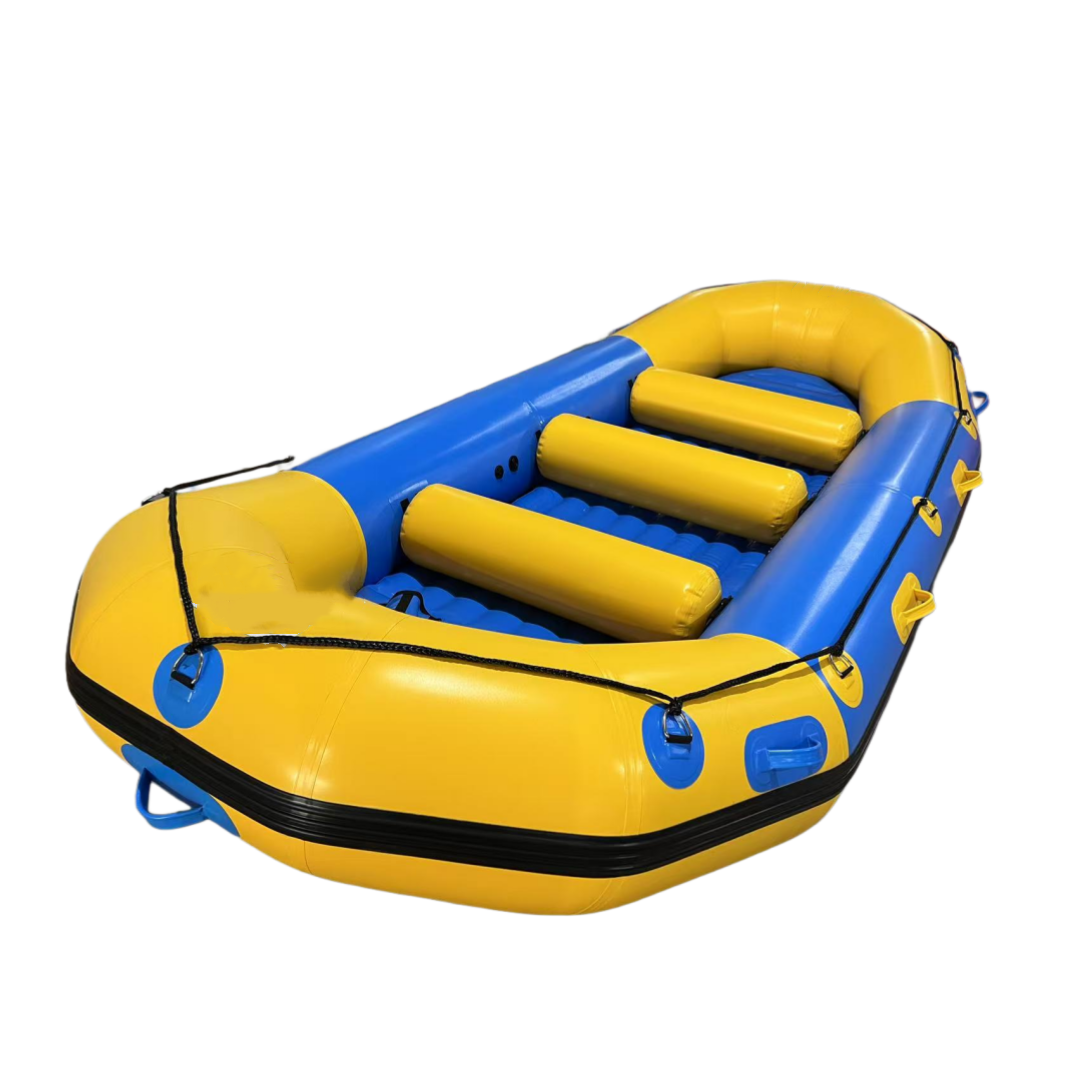Fishing Boat Inflatable - Aufblasbares Schlauchboot, PVC-Angelboot mit Ruder &