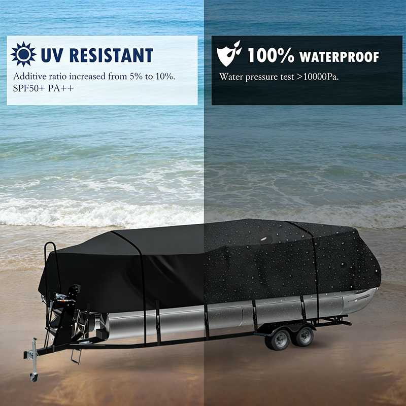 Fishing Boat Cover - Oxford Wasserdichte Bootsabdeckung Leichtgewichtige Staubdichte Anti-UV