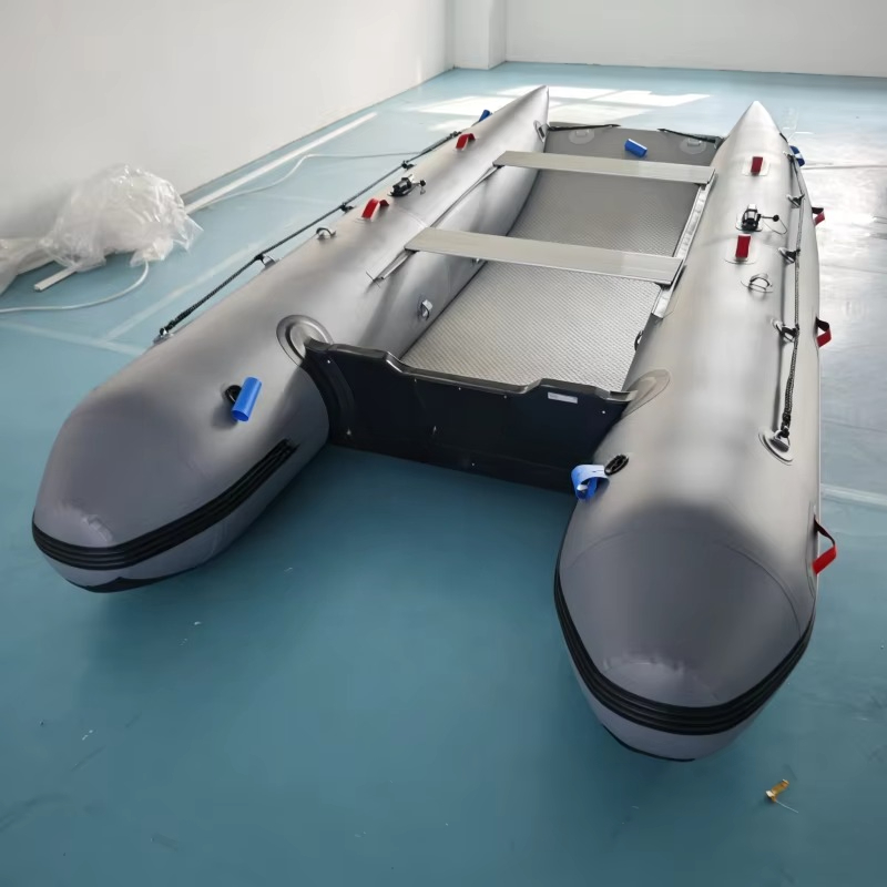 Fishing Boat Inflatable - Chinesische Fabrik Hochgeschwindigkeits-Thunder-Cat-Boot Katamaran Aufblasbares Pontonboot