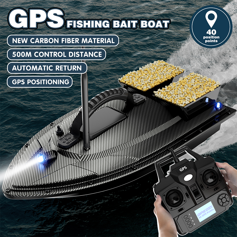 Fishing Boat Gps - V070 12000mah/5200mah rc Köder boot 1,5