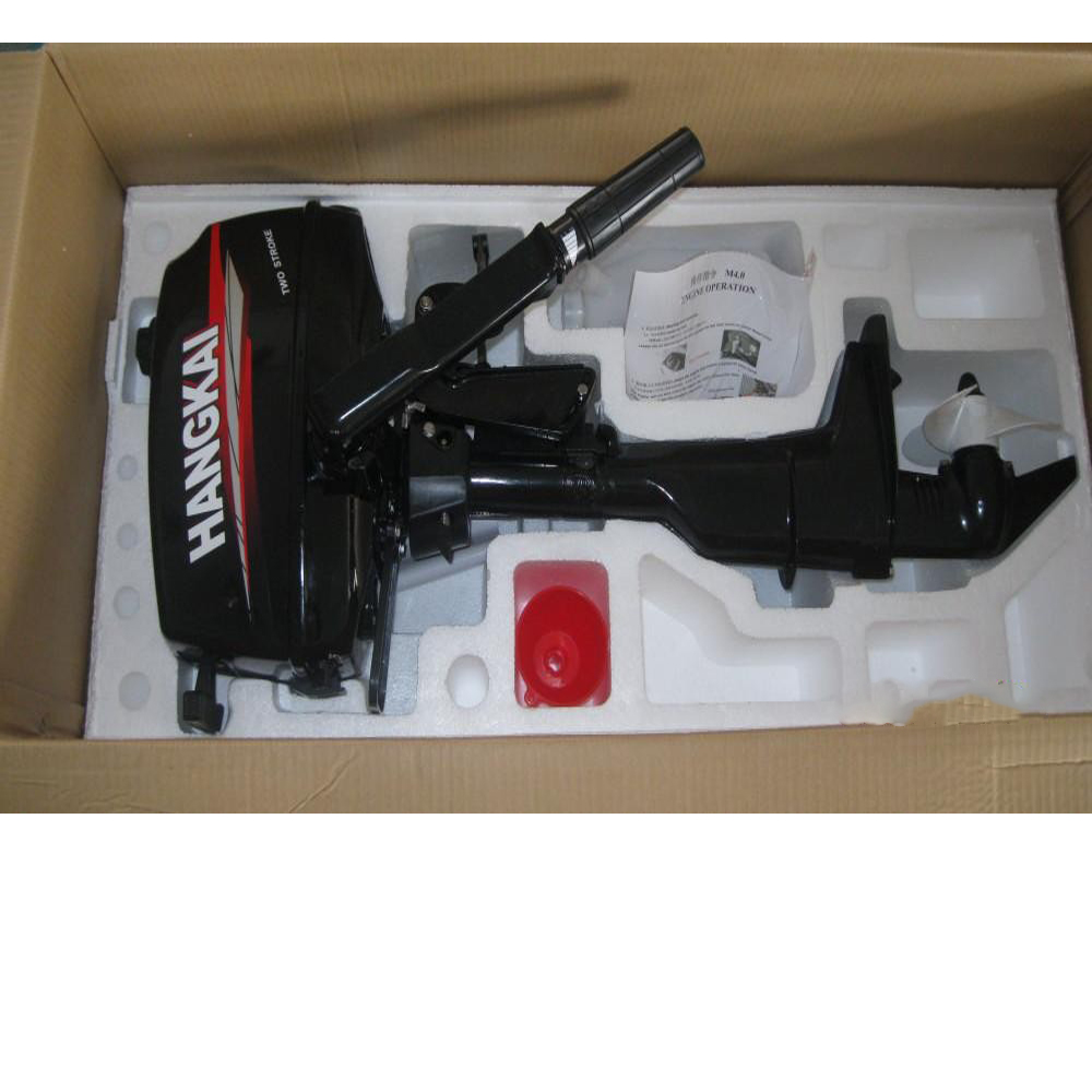 Fishing Boat Outboard Motor - Hangkai 6PS 2-Takt-Außenbordmotor für Fischerboote, Schlauchboote,