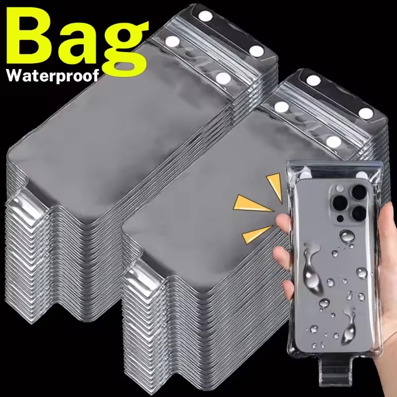 Fishing Boat Cover - 1-10 Stück Transparente Wasserdichte Handyhüllen Schwimmtaschen