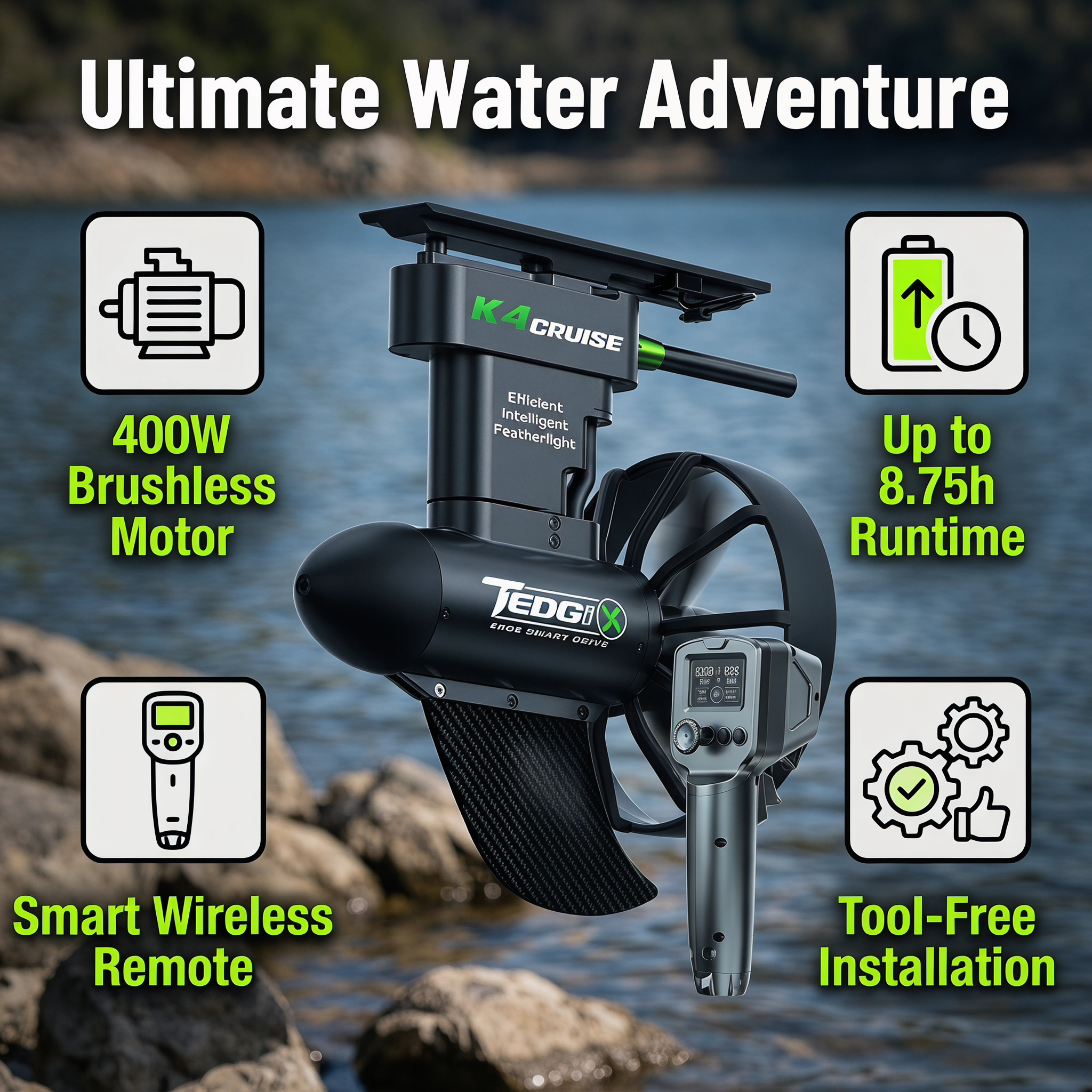 TRIMIX Smart Drive K4C SUP Kaj – Fishing Boat Trolling Motor Bewertung und Preis
