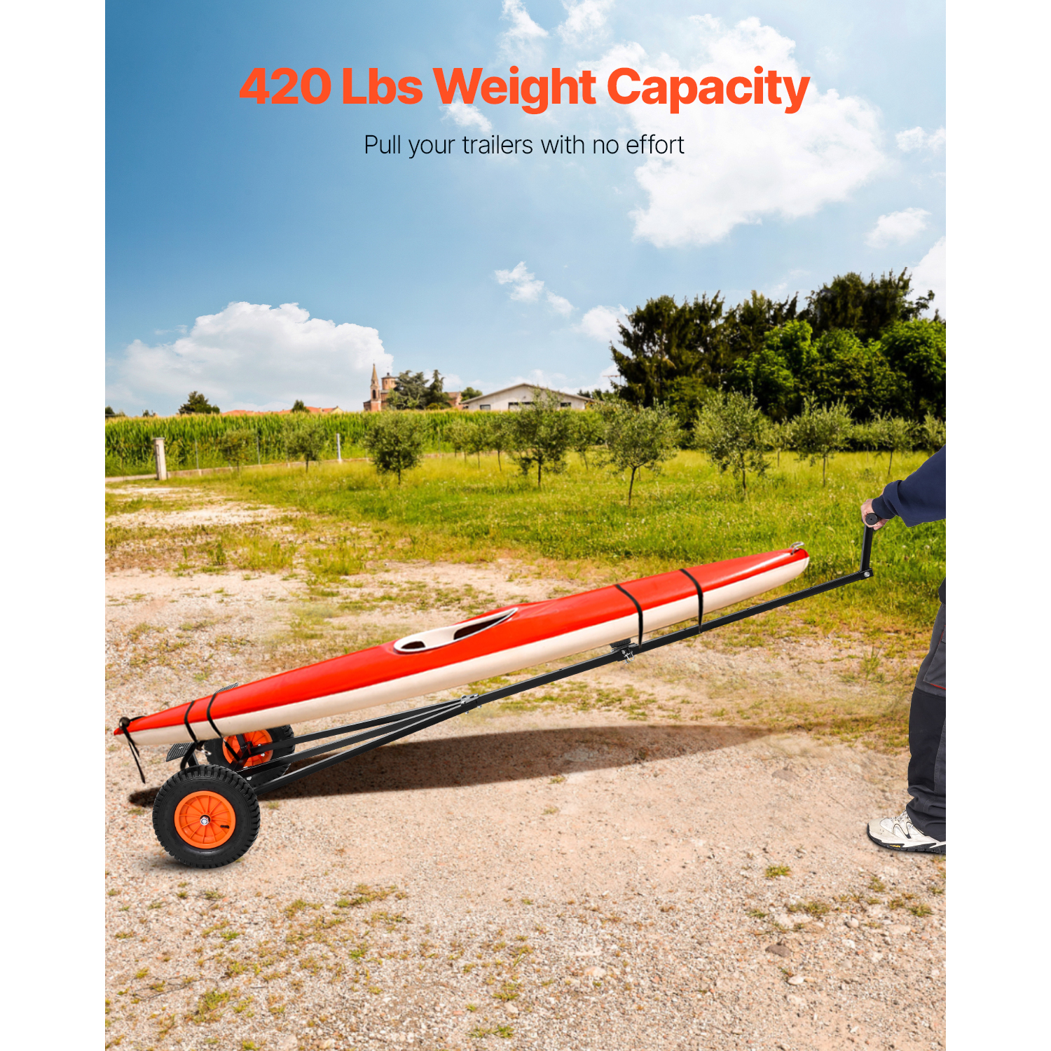 SucceBuy 420lbs Bootsanhänger  – Fishing Boat Trailer Bewertung und Preis
