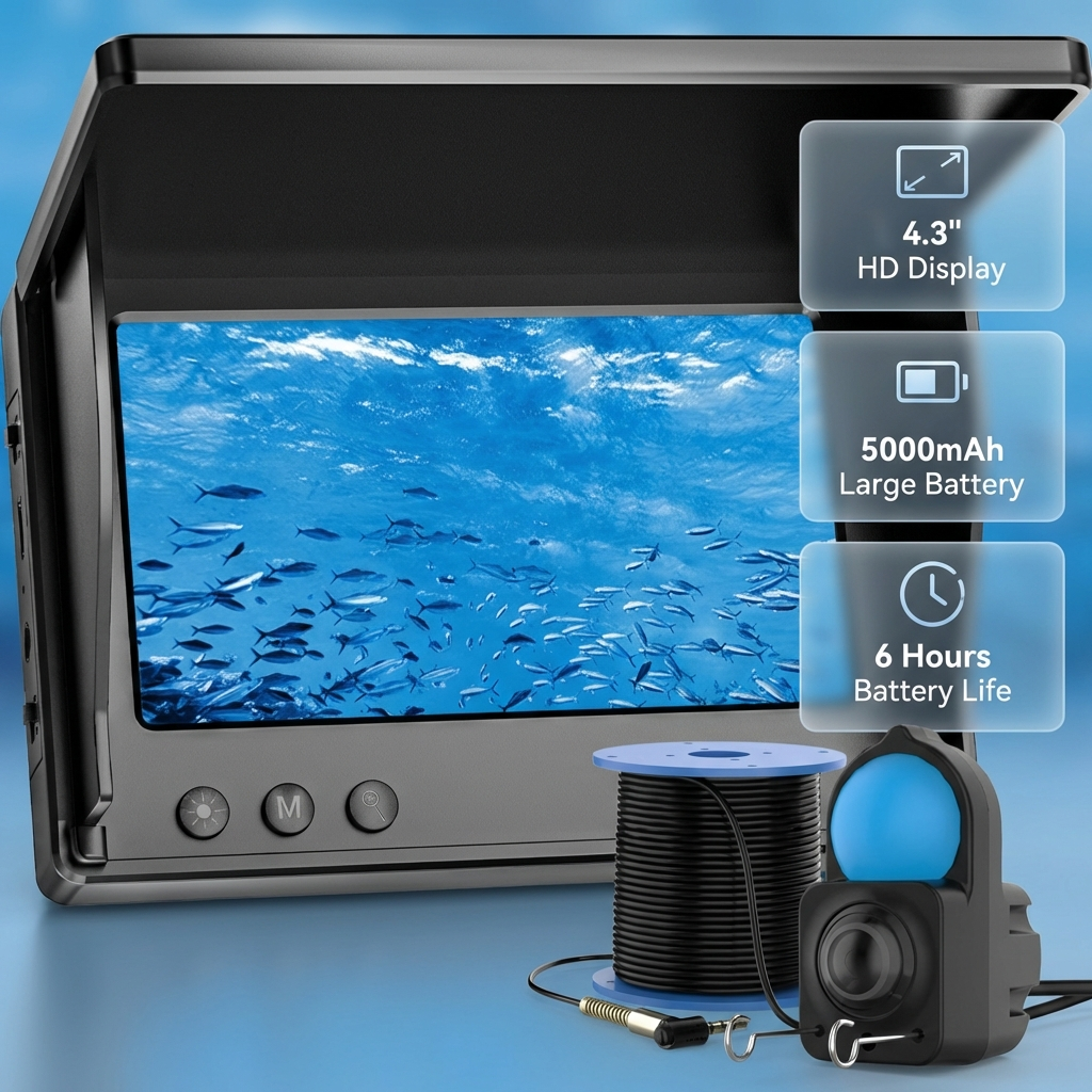 Fischfinder Unterwasserkamera  – Fishing Boat Depth Finder Bewertung und Preis