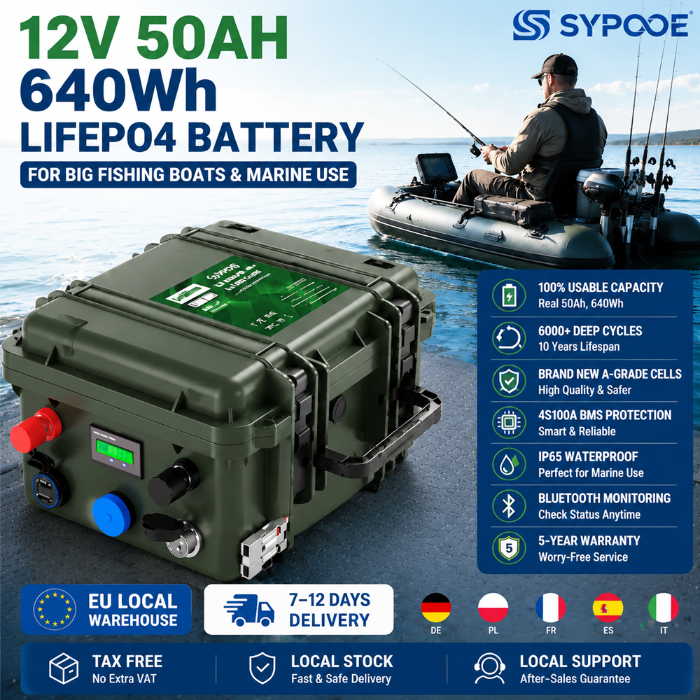 EU 12V 50AH LiFePO4 Batterie 6 – Fishing Boat Trolling Motor Bewertung und Preis