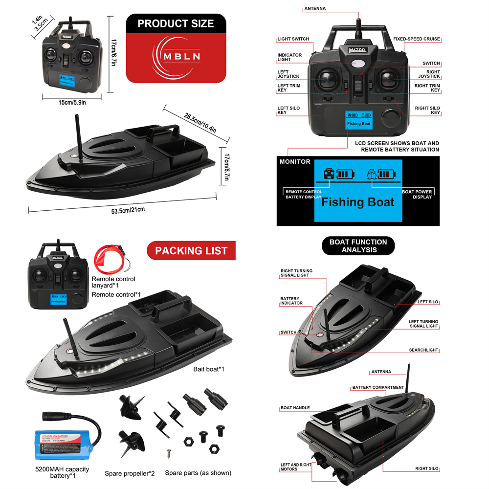 Marke, Angelköderboot, Doppelm – Fishing Boat Trolling Motor Bewertung und Preis