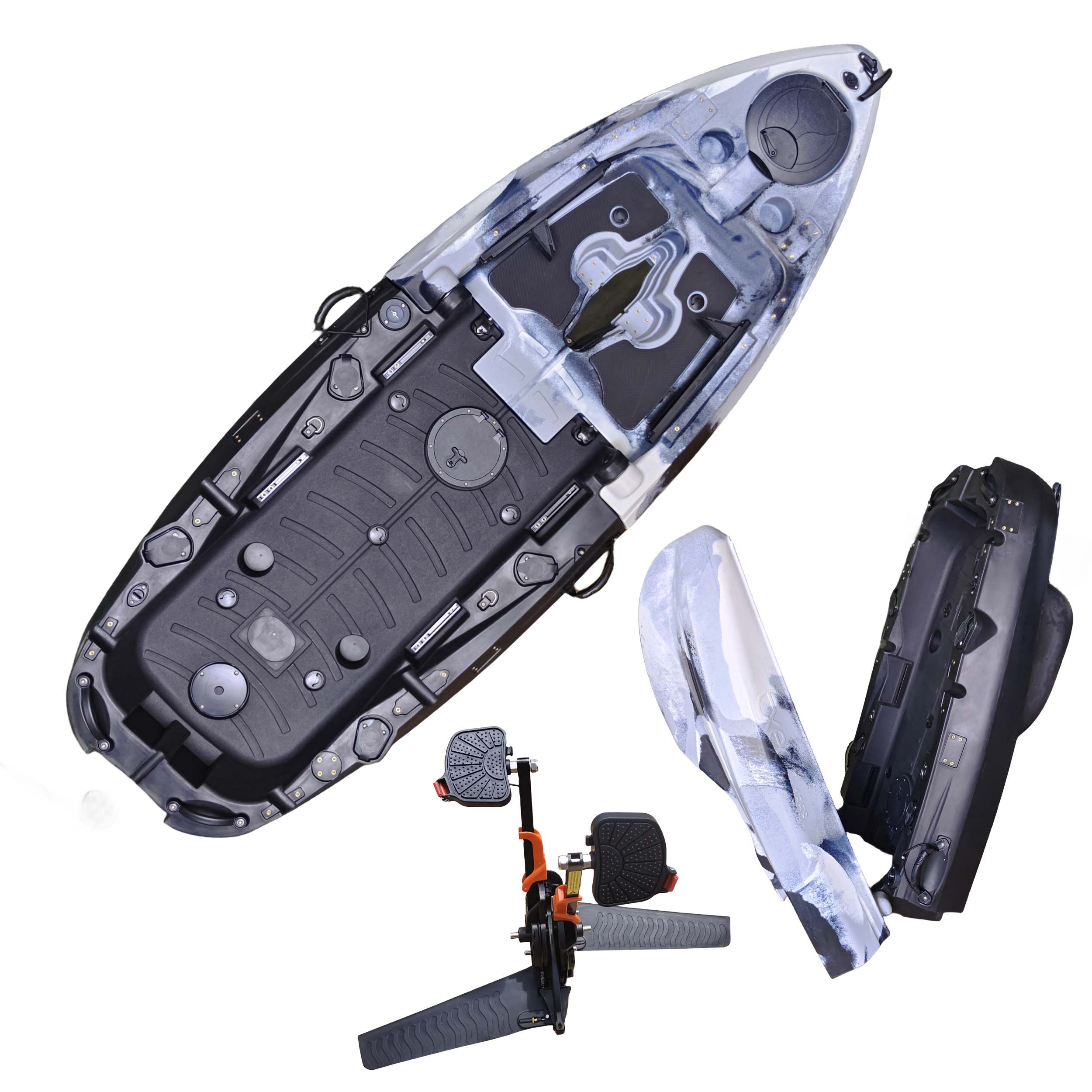 Kunststoff-Kajak-Pedal, Kajak, – Fishing Boat Aluminum Bewertung und Preis