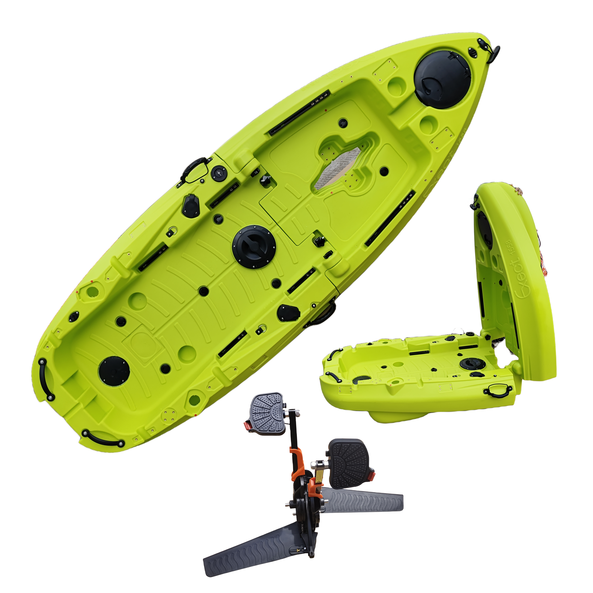 Kunststoff-Kajak-Pedal, Kajak, – Fishing Boat Aluminum Bewertung und Preis