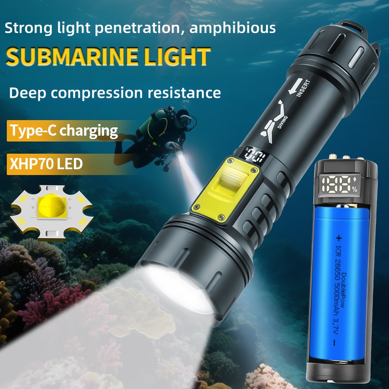 Neue XHP70 Tauchen Taschenlamp – Fishing Boat Cover Bewertung und Preis