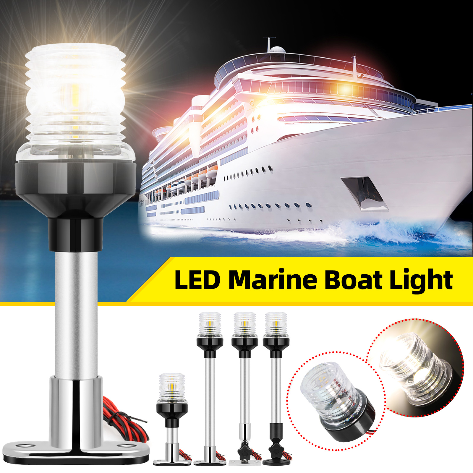 6/12 Zoll LED Faltbare Yacht-N – Fishing Boat Paddle Bewertung und Preis