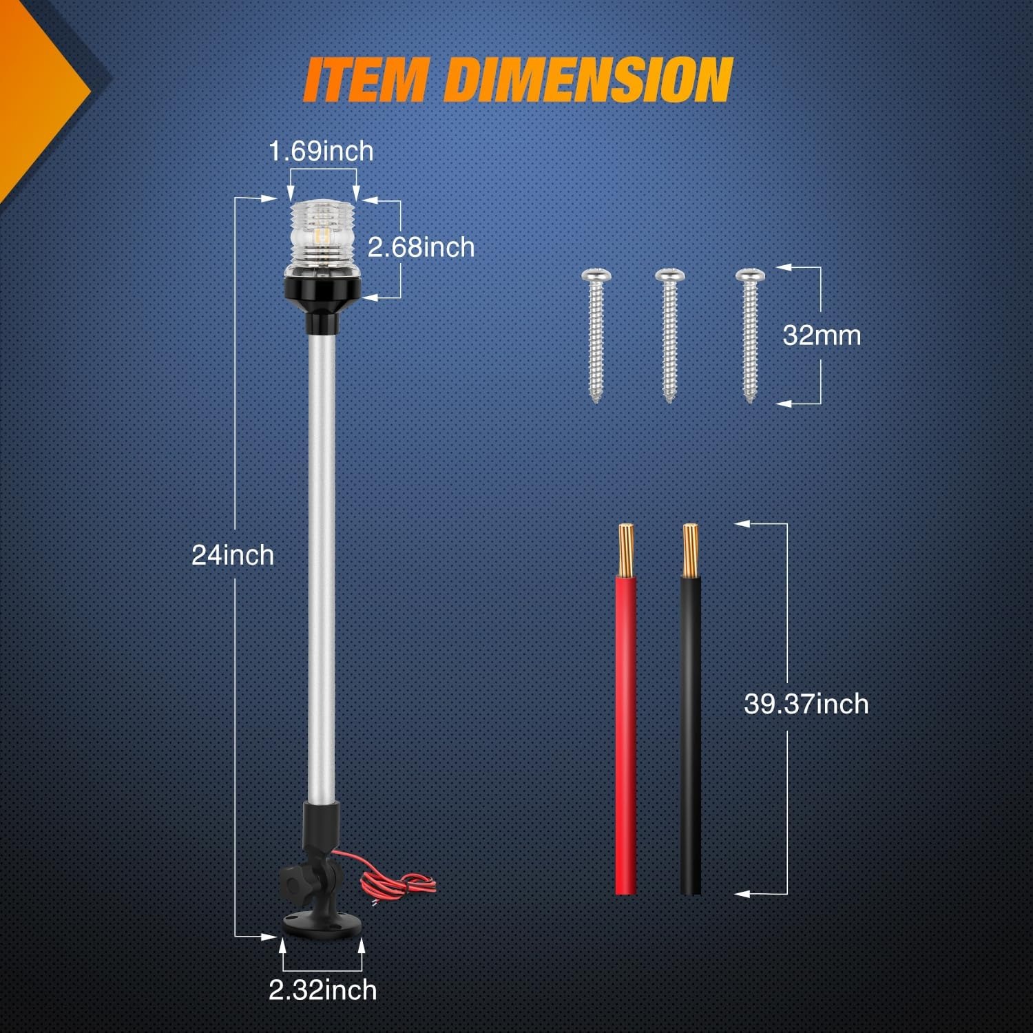 Nilight Marine Bootslicht 24 Z – Fishing Boat Navigation Light Bewertung und Preis