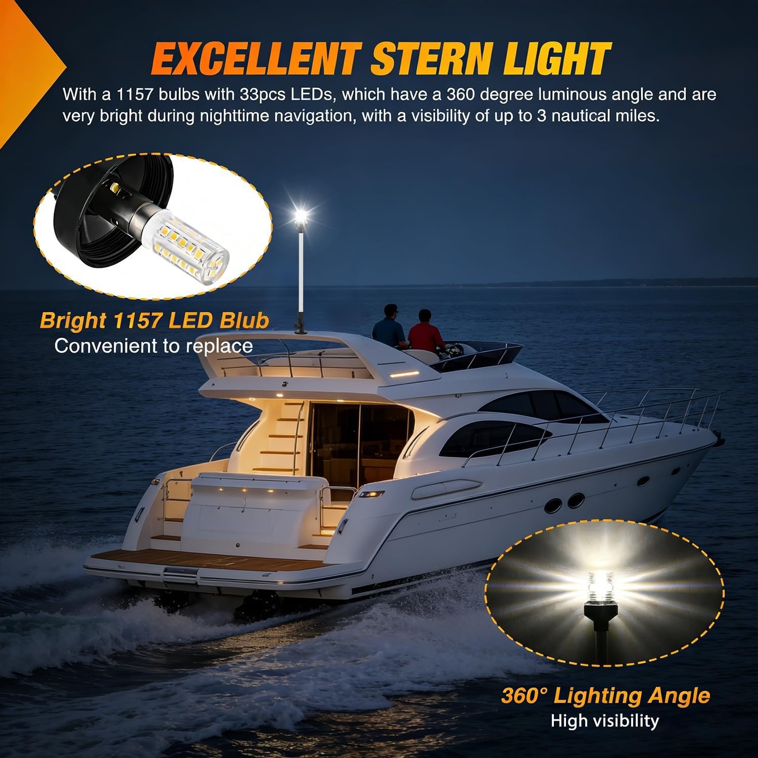 Nilight Marine Bootslicht 24 Z – Fishing Boat Navigation Light Bewertung und Preis
