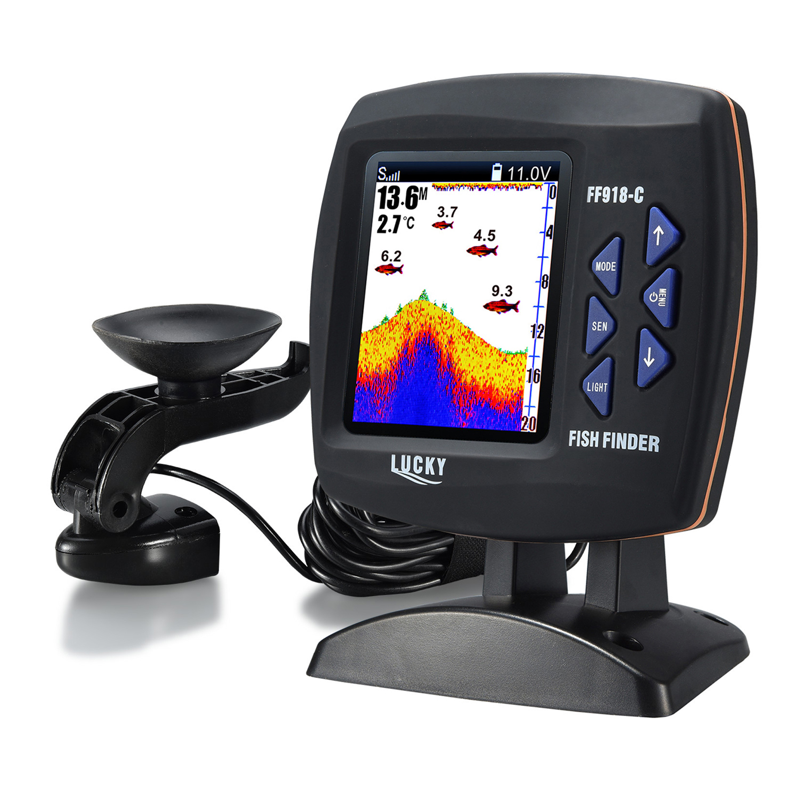 Fischfinder, kabelloser Sonars – Fishing Boat Depth Finder Bewertung und Preis