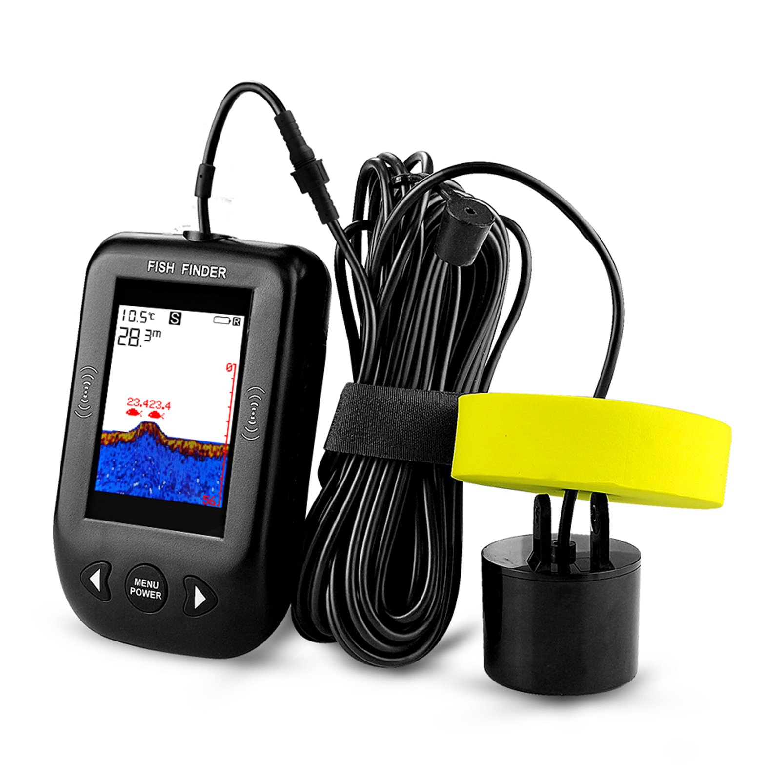 Tragbarer Sonar-Fischfinder mi – Fishing Boat Depth Finder Bewertung und Preis
