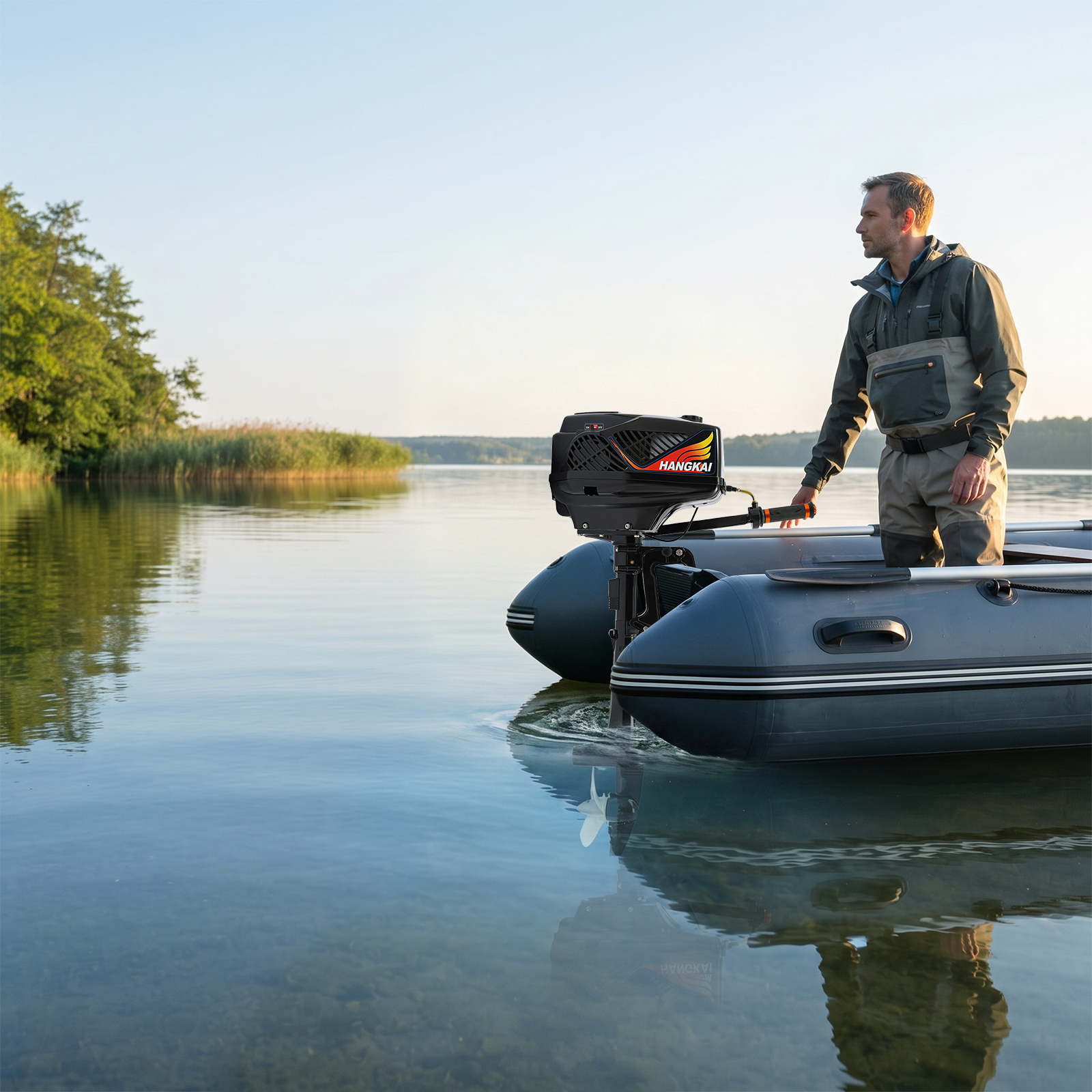 Außenbordmotor, Benzin-Außenbo – Fishing Boat Outboard Motor Bewertung und Preis