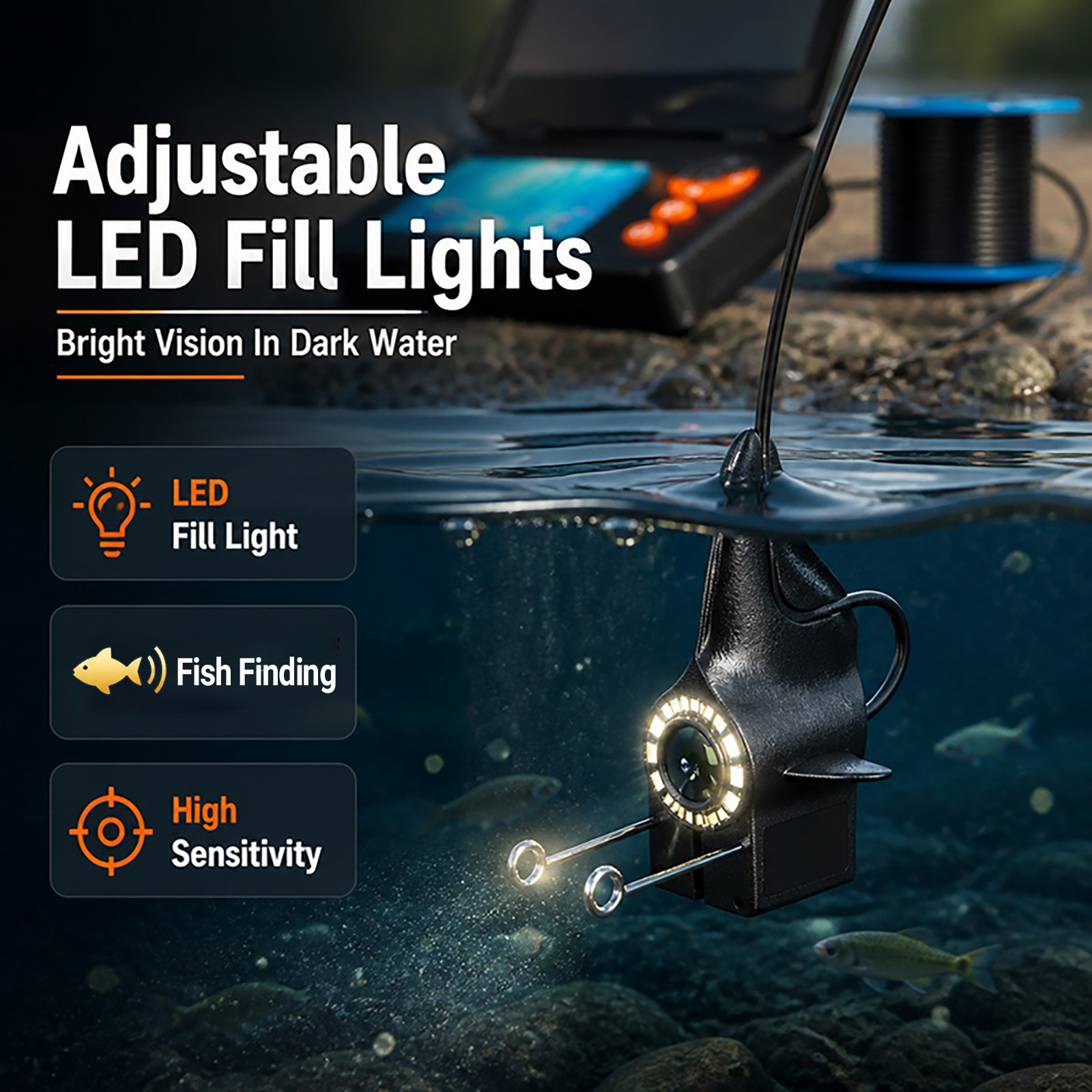 1080P HD Unterwasserkamera Fis – Fishing Boat Depth Finder Bewertung und Preis
