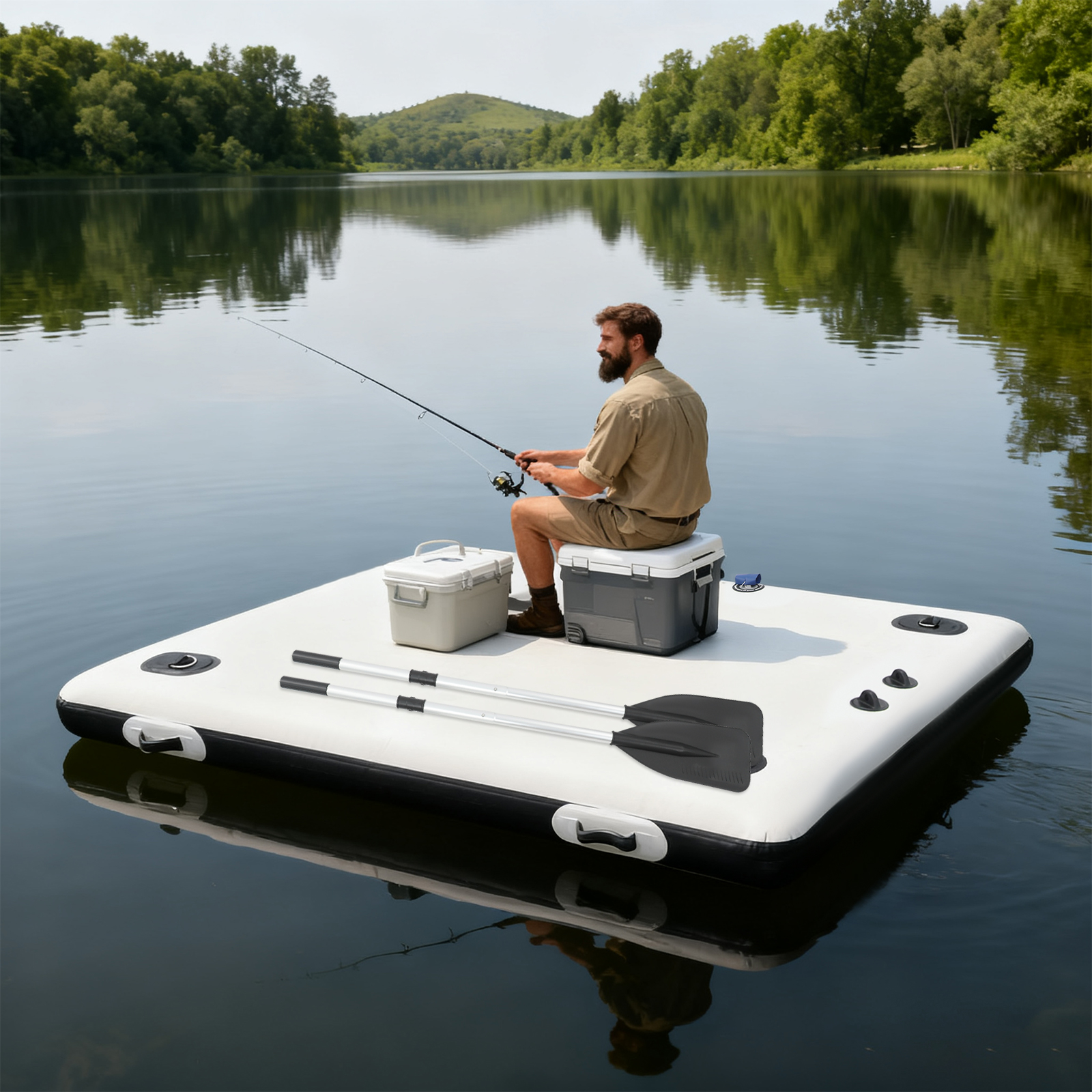 Aufblasbare Boote, Kanu-Trolle – Fishing Boat Outboard Motor Bewertung und Preis