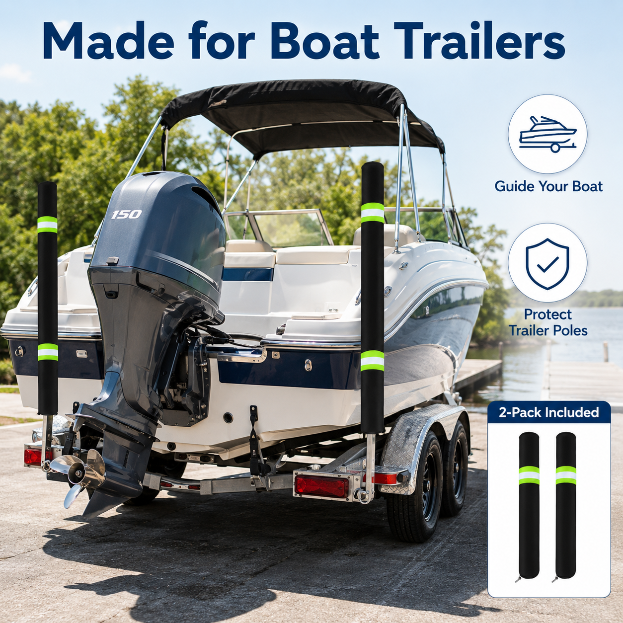 2 Stück Bootsanhänger-Führungs – Fishing Boat Cover Bewertung und Preis