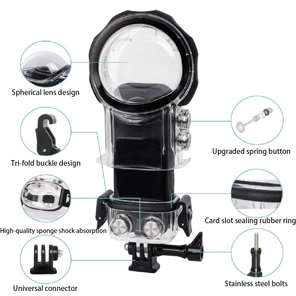 Tauchgehäuse für insta360 one  – Fishing Boat Cover Bewertung und Preis